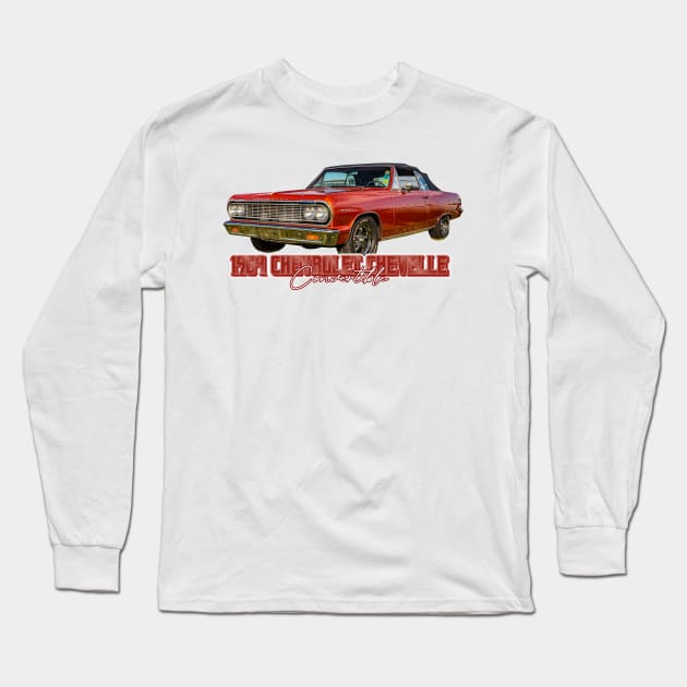 1964 Chevrolet Chevelle Convertible Long Sleeve T-Shirt by Gestalt Imagery